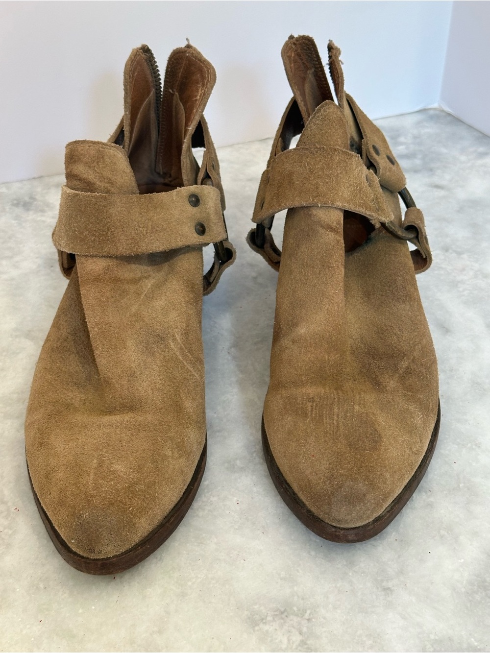 Frye suede  Booties